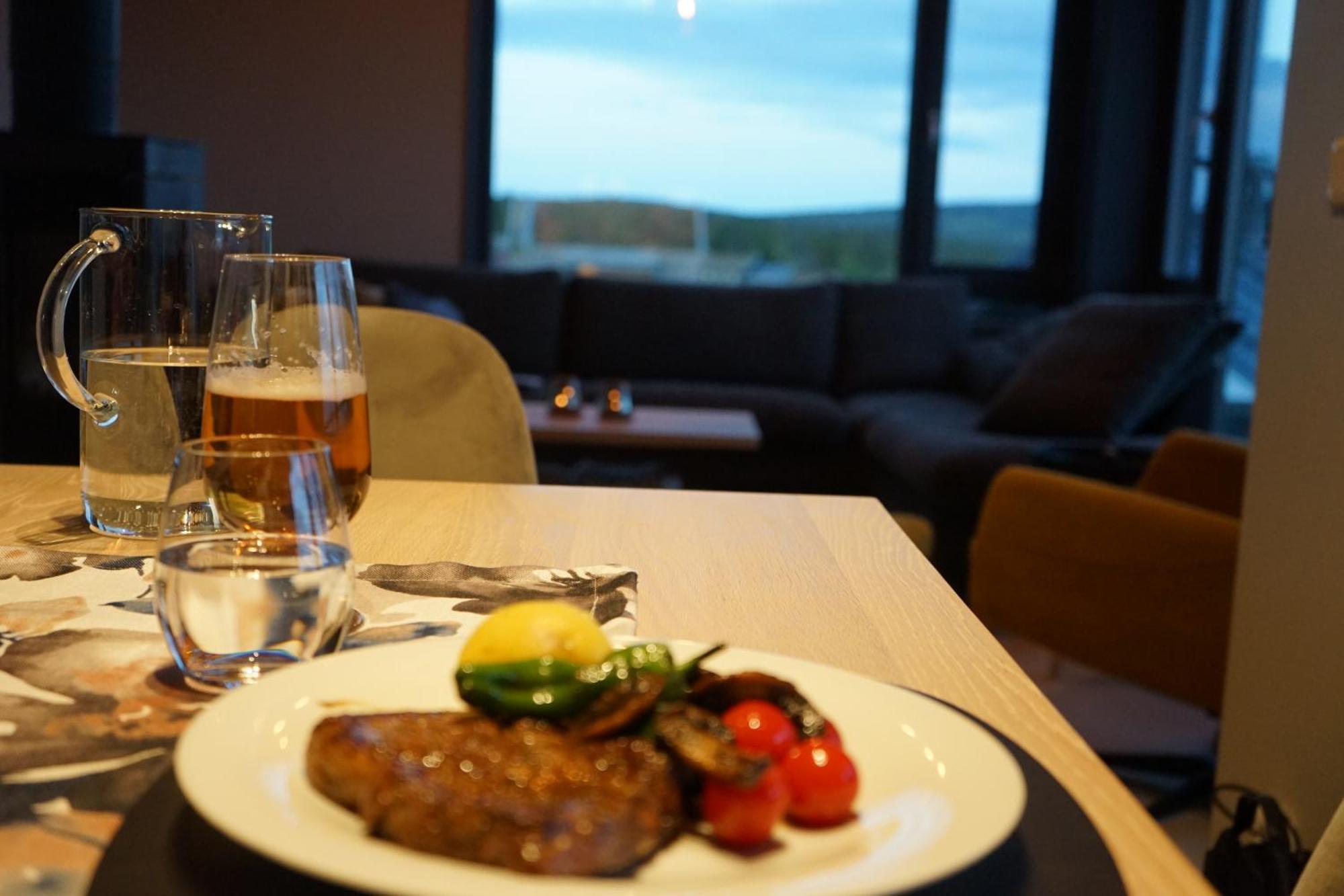 Ferienwohnung Beautiful Penthouse With Panoramic View At Sjusjoen Exterior foto