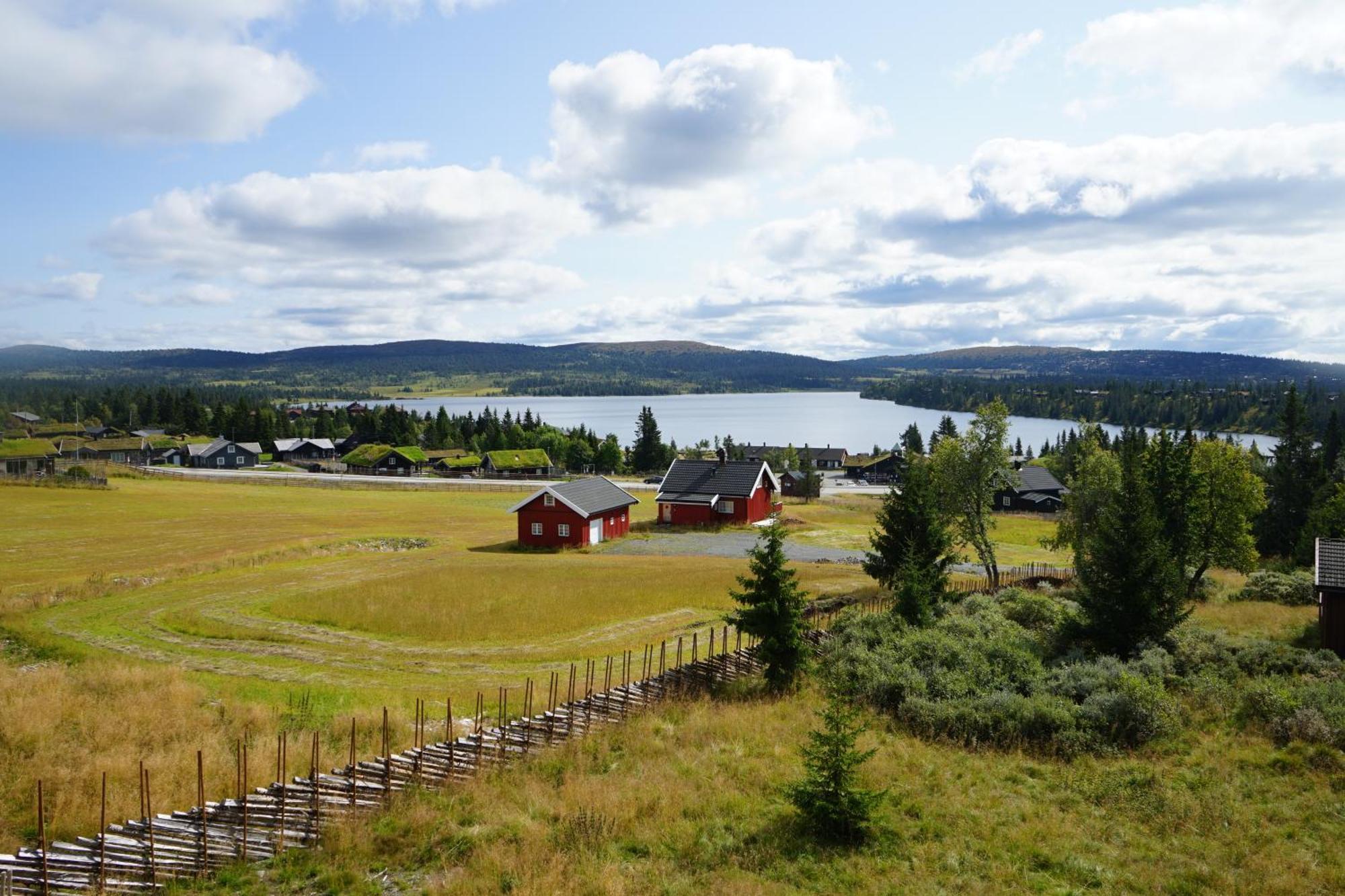 Ferienwohnung Beautiful Penthouse With Panoramic View At Sjusjoen Exterior foto